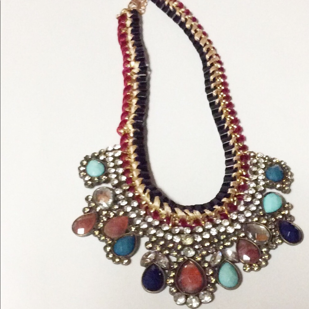 Stunning Multi Stone Necklace - image 2